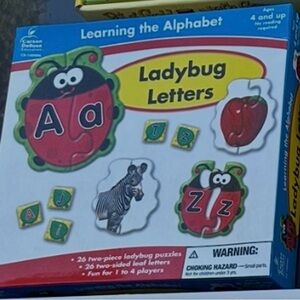 Learning Resources Ladybug Letters Learning Puzzle -